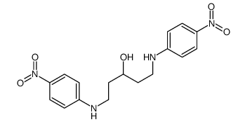 1,5-bis(4-nitroanilino)pentan-3-ol结构式