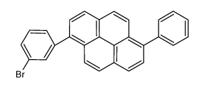 1-(3-bromophenyl)-6-phenylpyrene结构式