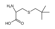 (2R)-2-amino-3-(2,2-dimethylpropylsulfanyl)propanoic acid结构式
