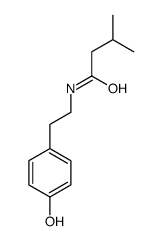 N-[2-(4-hydroxyphenyl)ethyl]-3-methylbutanamide结构式