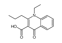 1-ethyl-4-oxo-2-propylquinoline-3-carboxylic acid结构式