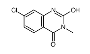 7-chloro-3-methyl-1H-quinazoline-2,4-dione结构式