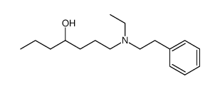 N-Aethyl-N-(4-hydroxy-heptyl)-phenaethylamin结构式