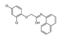 2-(2,4-dichlorophenoxy)-N-naphthalen-1-ylacetamide结构式