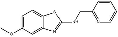 5-Methoxy-N-(pyridin-2-ylmethyl)-1,3-benzothiazol-2-amine Structure