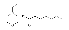 octanoic acid, compound with 4-ethylmorpholine (1:1) structure