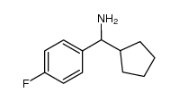 cyclopentyl(4-fluorophenyl)methanamine Structure