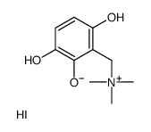 trimethyl-[(2,3,6-trihydroxyphenyl)methyl]azanium,iodide Structure