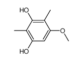 1,3-Dihydroxy-5-methoxy-2,4-dimethyl-benzol结构式