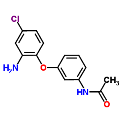 N-[3-(2-Amino-4-chlorophenoxy)phenyl]acetamide结构式