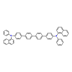 [1,1':4',1'':4'',1'''-Quaterphenyl]-4,4'''-diamine, N4,N4'''-di-1-naphthalenyl-N4,N4'''-diphenyl Structure