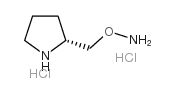 (R)-O-(2-吡咯烷甲基)羟胺结构式