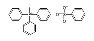 benzenesulfonate,methyl(triphenyl)phosphanium结构式