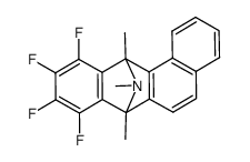 7,12,13-trimethyl-8,9,10,11-tetrafluoro-7,12-dihydrobenz(a)anthracen-7,12-imine Structure