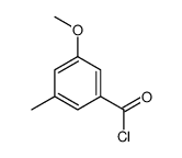 Benzoyl chloride, 3-methoxy-5-methyl- (9CI)结构式