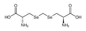 L-Alanine, 3,3'-[methylenebis(seleno)]bis Structure