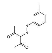 3-[(3-methylphenyl)diazenyl]pentane-2,4-dione结构式