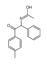 N-[2-(4-methylphenyl)-2-oxo-1-phenylethyl]acetamide结构式