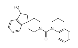 1'-(3,4-Dihydroquinolin-1(2H)-ylcarbonyl)-2,3-dihydrospiro[indene-1,4'-piperidin]-3-ol结构式