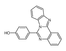 4-benzo[4,5]imidazo[1,2-c]quinazolin-6-yl-phenol结构式