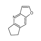 6,7-dihydro-5H-cyclopenta[b]furo[2,3-e]pyridine结构式