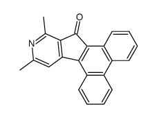 1,3-Dimethyl-<5,6:7,8>dibenzo-2-aza-fluorenon Structure