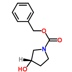 Benzyl 3-hydroxy-1-pyrrolidinecarboxylate structure