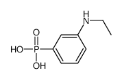 [3-(Ethylamino)phenyl]phosphonic acid Structure