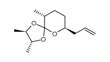 (2R,3R,7S,10R)-7-allyl-2,3,10-trimethyl-1,4,6-trioxaspiro[4.5]decane Structure