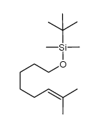 8-(tert-butyldimethylsilyloxy)-2-methyloct-2-ene结构式