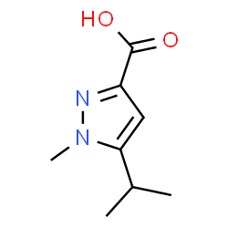 1-甲基-5-(丙-2-基)-1H-吡唑-3-羧酸图片