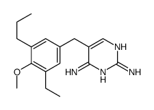 5-[(3-ethyl-4-methoxy-5-propylphenyl)methyl]pyrimidine-2,4-diamine Structure