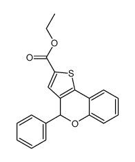 ethyl 4-phenyl-4H-thieno[3,2-c]chromene-2-carboxylate Structure