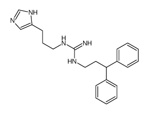 1-(3,3-diphenylpropyl)-2-[3-(1H-imidazol-5-yl)propyl]guanidine Structure