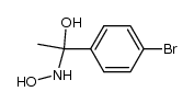 1-(4-bromophenyl)-1-(hydroxyamino)ethanol Structure