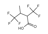 2,3-bis(trifluoromethyl)butanoic acid Structure