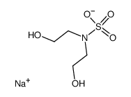 bis-(2-hydroxy-ethyl)-amidosulfuric acid , sodium salt Structure