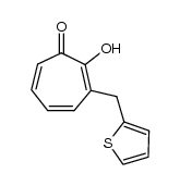 3-(2-Thienylmethyl)tropolone Structure