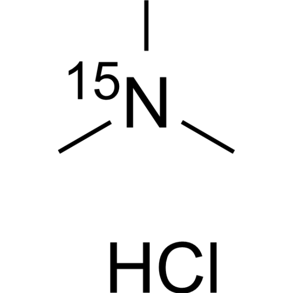 Trimethylammonium chloride-15N结构式