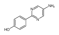 4-(5-Amino-2-pyrimidinyl)phenol结构式