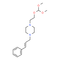 1-[2-(Dimethoxymethoxy)ethyl]-4-(3-phenyl-2-propenyl)piperazine picture