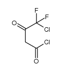difluorochloroacetylacetic acid chloride Structure