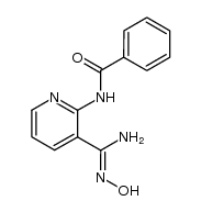 2-(benzoylamino)pyridine-3-carboxamide oxime Structure