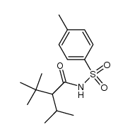 2-Isopropyl-3,3-dimethyl-N-tosylbutyramid结构式
