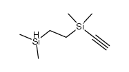 [2-(dimethylsilyl)ethyl]ethynyldimethylsilane结构式