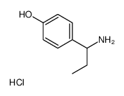 4-(1-aminopropyl)phenol hydrochloride Structure