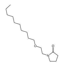 1-(2-decoxyethyl)pyrrolidin-2-one结构式
