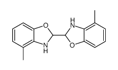 4-methyl-2-(4-methyl-2,3-dihydro-1,3-benzoxazol-2-yl)-2,3-dihydro-1,3-benzoxazole结构式