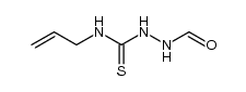 4-allyl-1-formyl thiosemicarbazide Structure