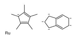 indene, 1,2,3,4,5-pentamethylcyclopentane, ruthenium Structure